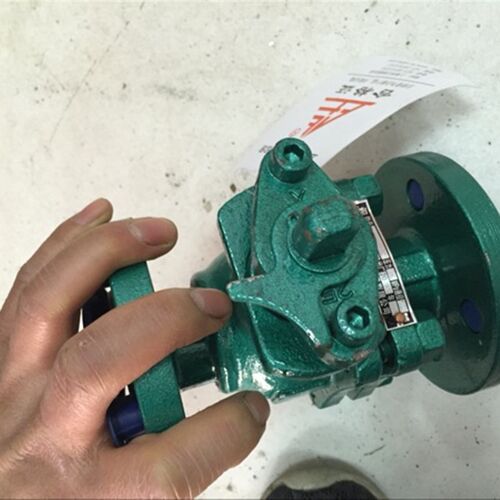 四氟球阀Q41F46-16/25C铸钢衬氟球阀耐酸耐碱DN15-100钢衬胶球阀 - 图0