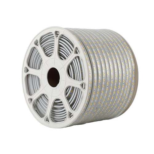 高压灯条led灯带5050RGB户外防水5730变光灯带2835三排硬带灯220V - 图3