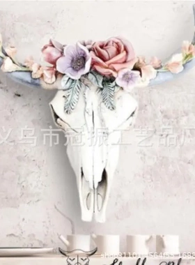 居家花牛骨架树脂摆件树脂工艺品家庭装饰挂件可爱仿真户外