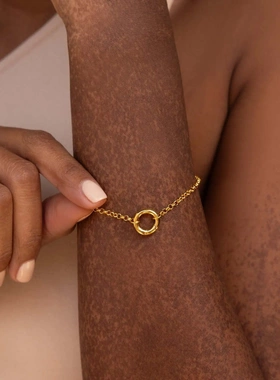 欧美珍珠爱心项链多巴胺个性搭配吊坠女不锈钢配件电镀18k金