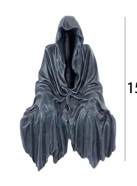 黑衣诡秘之主神秘黑衣服摆件 居家装饰树脂摆件幕后黑手