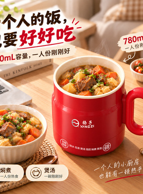 小型炖煮一体养生杯26新款电热杯