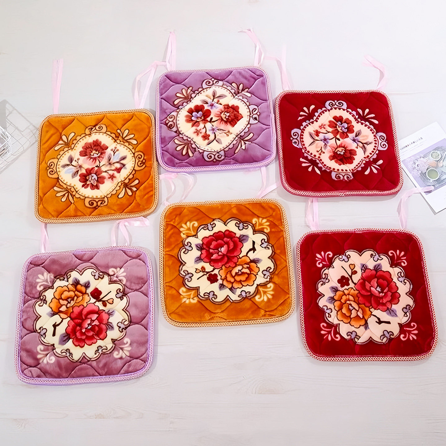 秋冬坐垫椅垫餐椅垫家用加厚凳子垫简约椅子垫屁股垫防滑坐垫学生