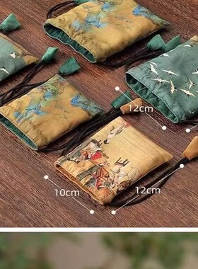 高端文玩手串收纳袋绒布袋核桃D手表珠宝手镯首饰袋抽绳束口