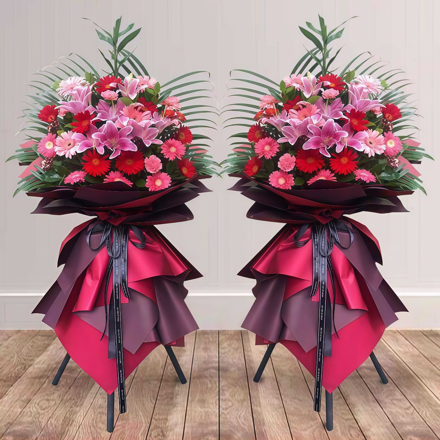 花篮开业同城鲜花配送（买一送一）演出乔迁开业花篮鲜花速递,淘宝优惠券,粉丝福利购,淘宝优惠卷