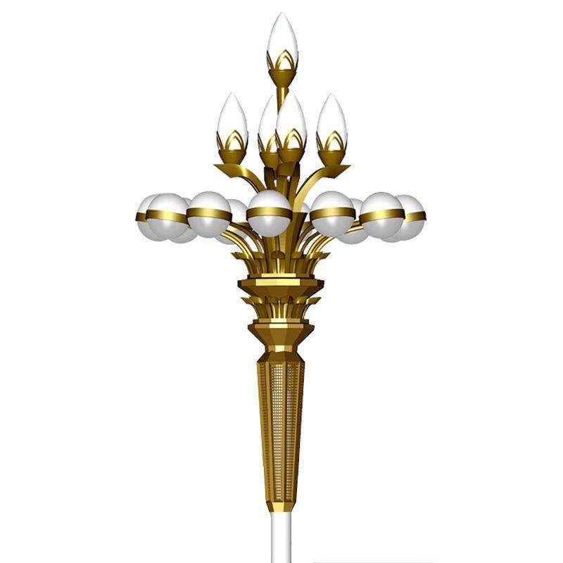 玉兰灯中华灯6米8/10/12米led道路景观灯广场高杆文旅灯LED高杆灯,淘宝优惠券,粉丝福利购,淘宝优惠卷