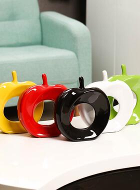 现代简约创意摆件客厅装饰品桌面电视柜酒柜摆设办公室陶瓷工艺品