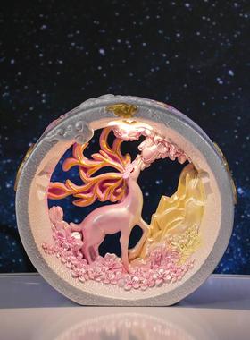 宇航员小夜灯桌面摆件治愈卧室装饰生日礼物520送男生男友太空人