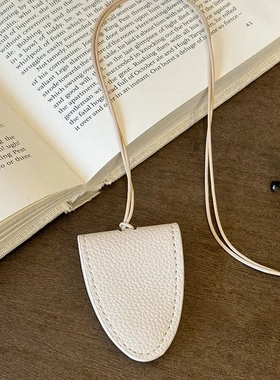 小清新皮革眼镜包包挂绳项链配饰高级感时尚小众项饰新款首饰