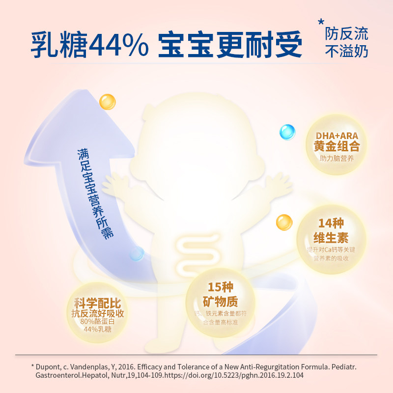 Novalac宝怡乐防吐奶配方奶粉1段2段DHA低乳糖6-36个月婴幼儿800g,淘宝优惠券,粉丝福利购,淘宝优惠卷