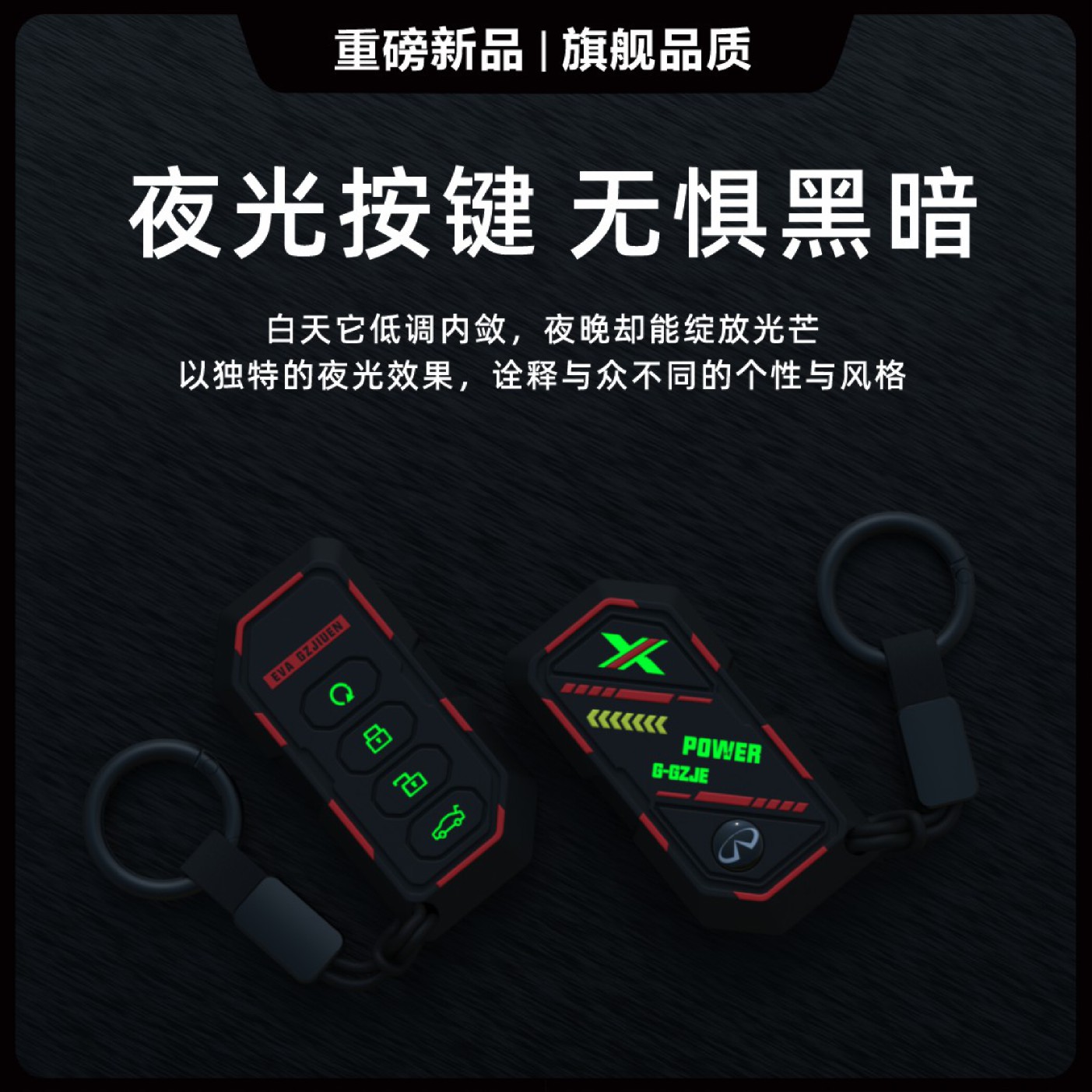 适用英菲尼迪钥匙套Q50L/QC50/Q70L/QX60/70/QX30/汽车全包保护壳 - 图3