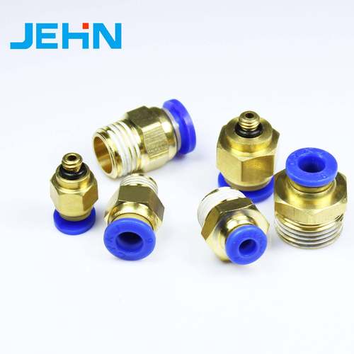 气动快速接头气管快插螺纹直通PC4PC6PC8PC10PC12-M5 01 02 03 04 - 图1