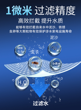 必利尔双联大白瓶前置过滤器家用