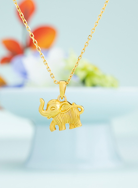 茉奢太平有象吊坠高级感轻奢925银小众气质高级感礼物项链女饰品