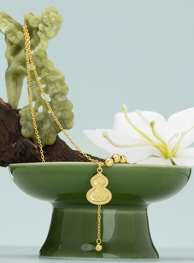 茉奢福禄有余吊坠女士项链