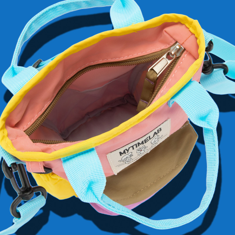 MYTIMELAB摩太潮玩炫彩小斜挎包 儿童单肩包女孩可爱手提包手拎包