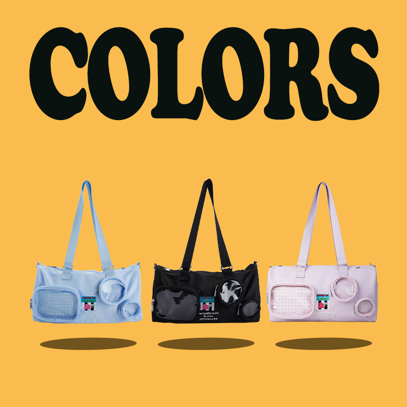 MYTIMELAB摩太潮玩Z0E吧唧斜挎痛包大容量单肩包时尚旅行包手提包 - 图3