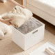 Japanese style storage box with lid dustproof stacked storage box