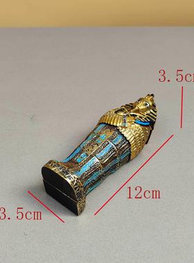 埃及木乃伊主题家居装饰品摆件法老道具尼罗河工艺品树脂摆件