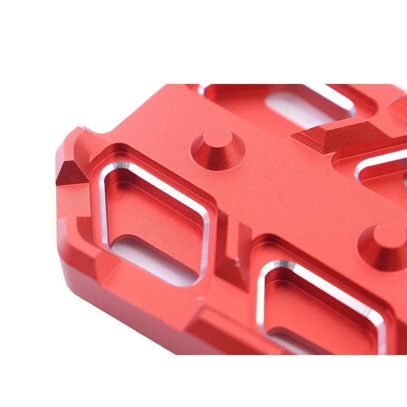 适用于钱江QJ赛250加大脚踏前脚踏板改装摩托车配件后防滑脚踏 - 图0