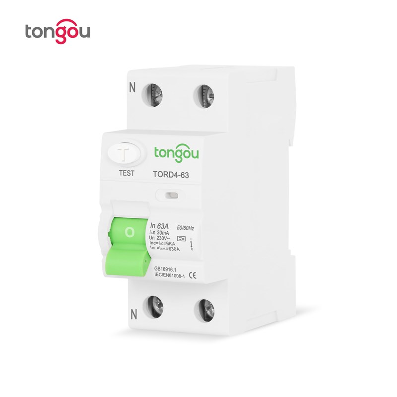 A型漏电断路器2P63A漏电保护开关RCD剩余电流动作断路器RCCB - 图0