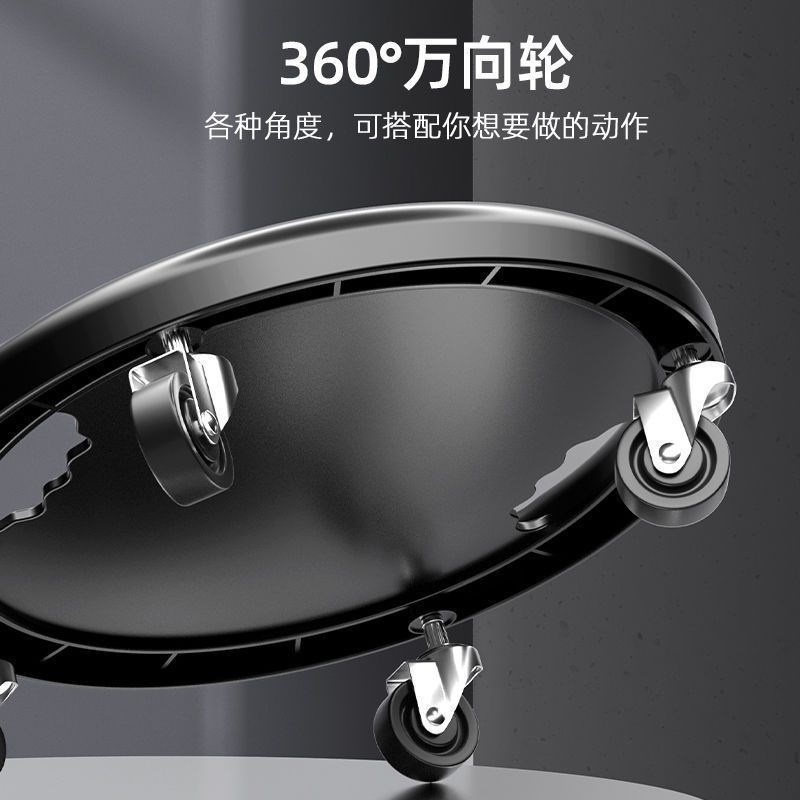 四轮健腹盘多功能静音腹肌滑行盘家用室内健身器材万向腹肌轮 - 图3