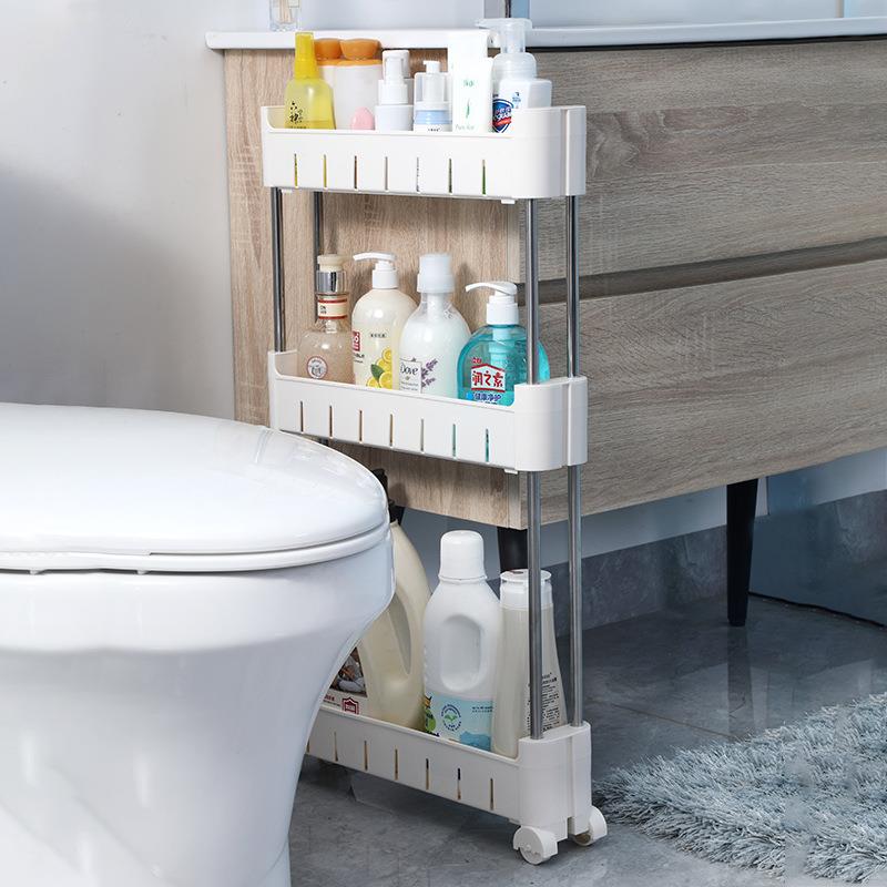 7cm10公分厨房夹缝置物架卫生间浴室洗衣机冰箱极超窄缝隙爽小爽 - 图2