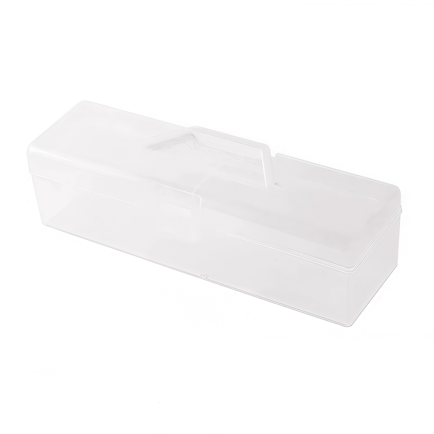 便携式整理箱大容量透明卡牌收纳盒适合游戏王奥特曼等规格的卡片 - 图3