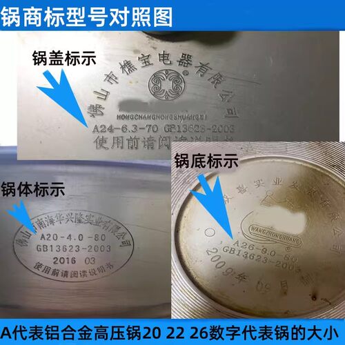 铝合金高压锅密封圈硅胶圈压力锅配件皮圈适合红双喜爱妻万宝三星 - 图1