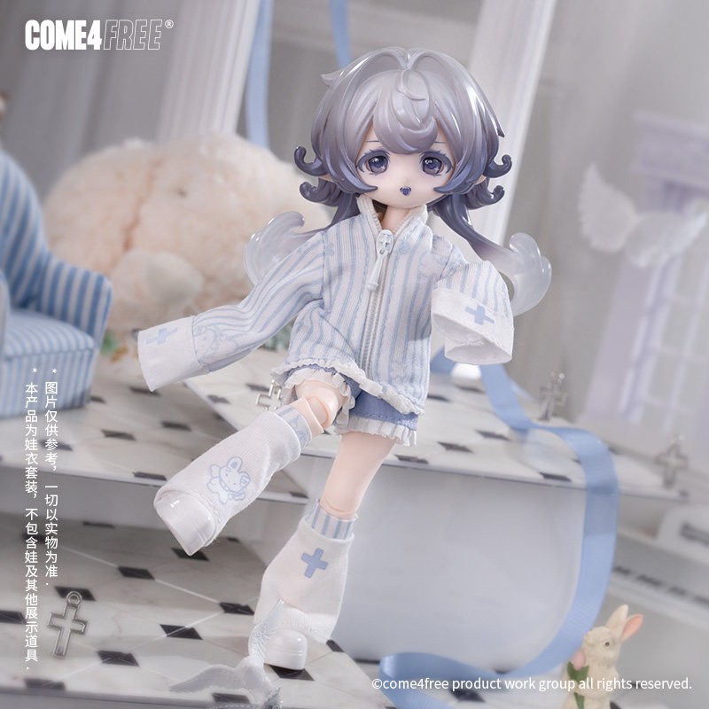 COME4FREE旗舰店【潮汐胶囊兔】娃衣OB11玩偶BJD娃衣公仔裙子衣服,淘宝优惠券,粉丝福利购,淘宝优惠卷
