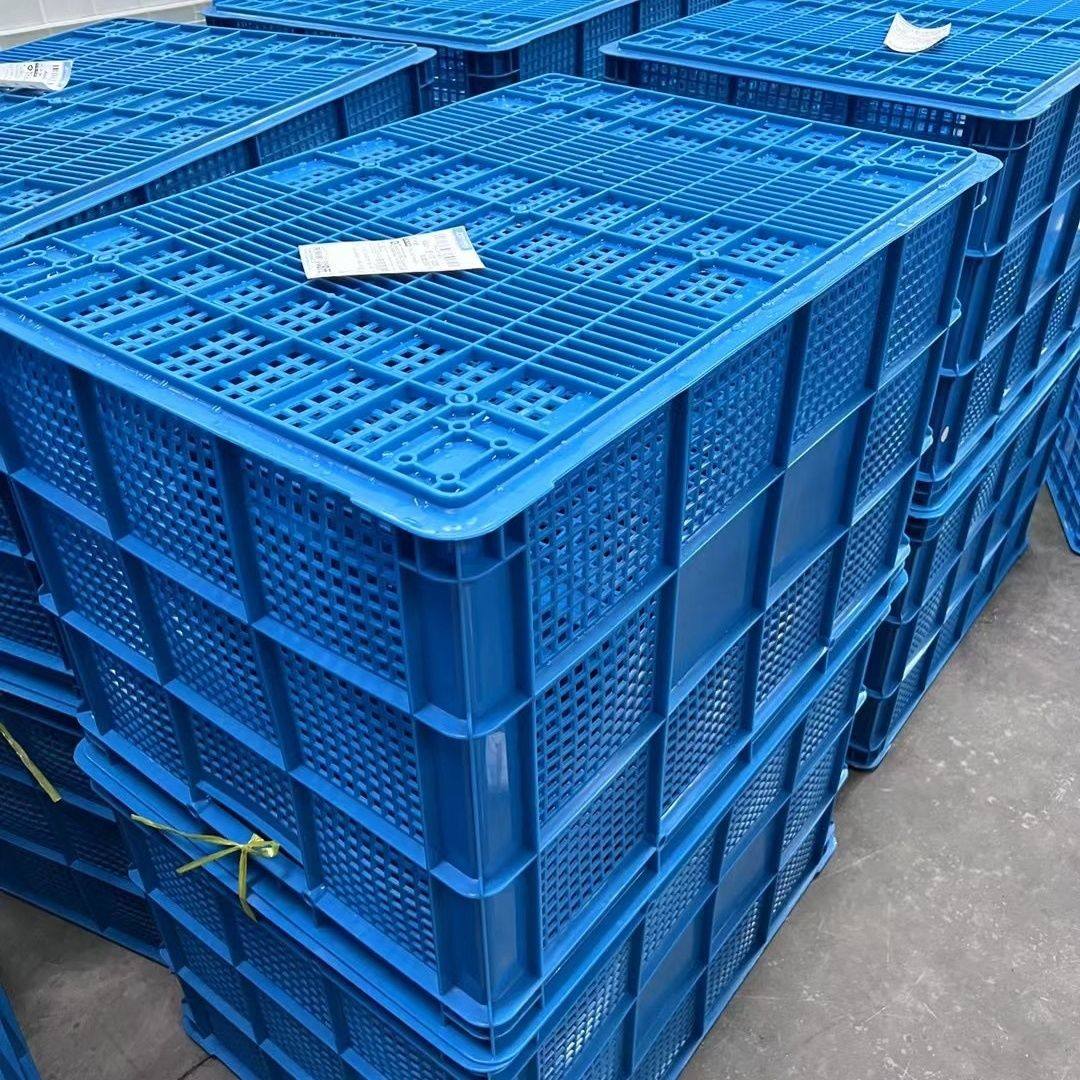 塑料筐子长方形加厚镂空胶框大号收纳快递工厂框子水果蔬菜周转,淘宝优惠券,粉丝福利购,淘宝优惠卷