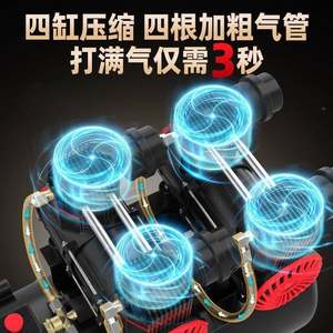 英格索兰无油静音空压机可携式气泵木工高压打气泵工业级220v小型