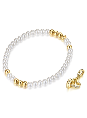 OKOFS925银珍珠情侣手链不撞款