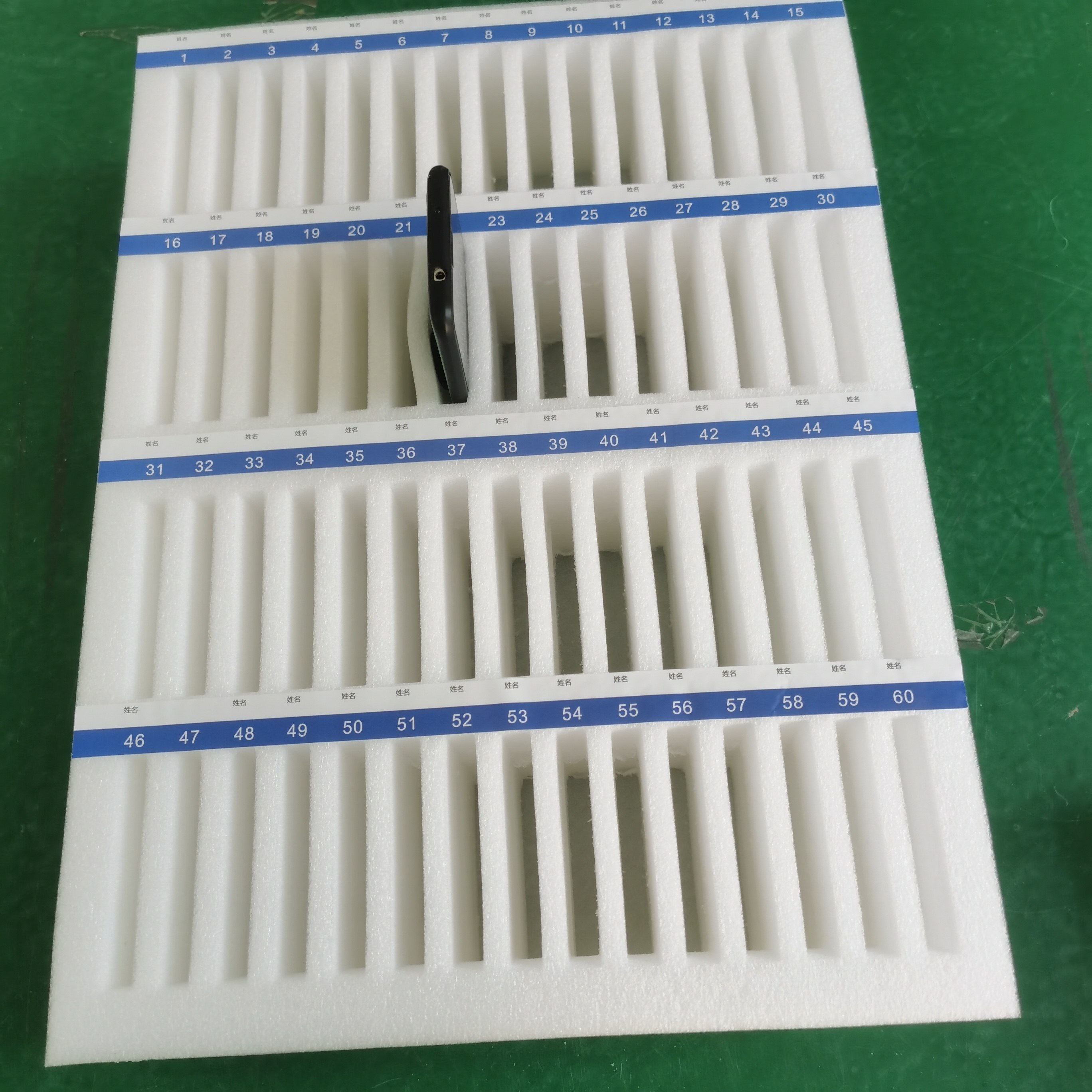 Pearl cotton mobile phone tray foam tray anti-static