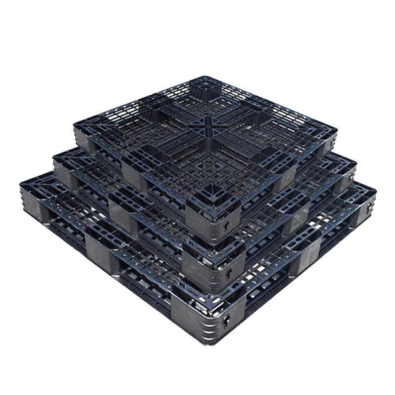 一次性出口黑色网格塑料托盘内外贸运输随车塑胶卡板出货垫板,淘宝优惠券,粉丝福利购,淘宝优惠卷