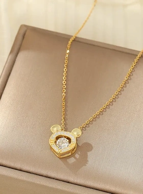 s925银龙年灵动十二生肖项链女本命年轻奢礼物锁骨链2024新