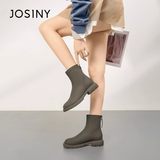 卓诗尼断码清仓女靴女款粗跟短靴 券后79.9元包邮