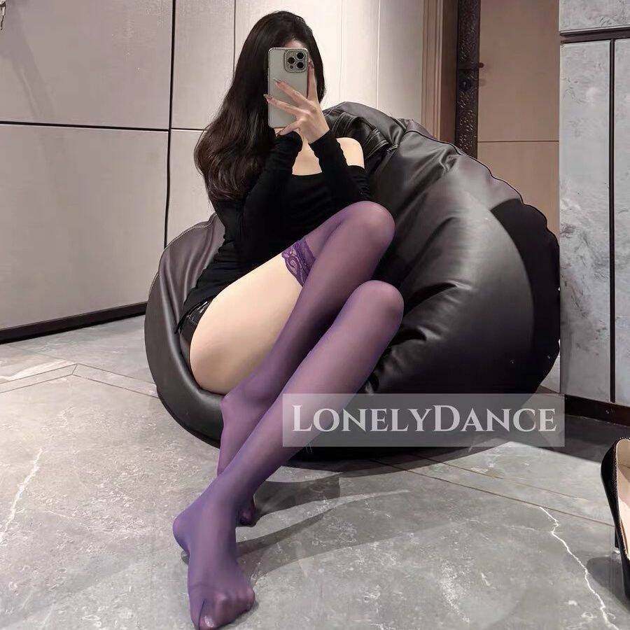 过膝黑丝超薄长筒黑丝袜女性款裸感jk高筒纯欲蕾丝花边袜防勾丝,淘宝优惠券,粉丝福利购,淘宝优惠卷