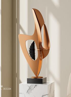 艺术雕塑落地摆件轻奢高档别墅客厅玄关酒店售楼处样板房间装饰品
