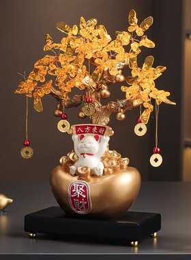 招财猫客厅玄关电视柜桌面摆件