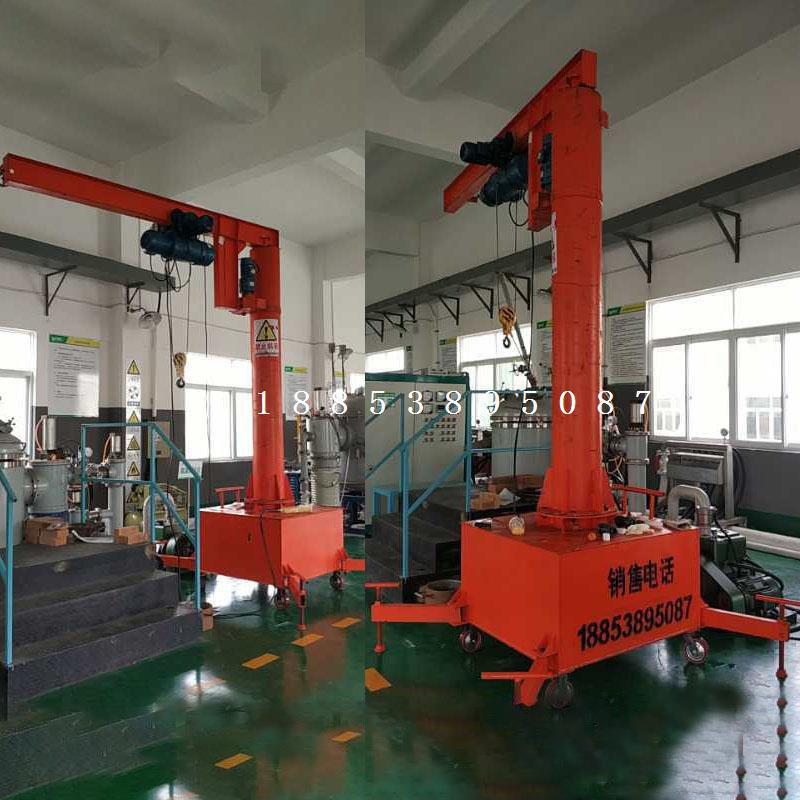 移动式悬臂吊起重机BZY型1.5吨电动旋转立柱式可移动悬臂吊起重机 - 图0