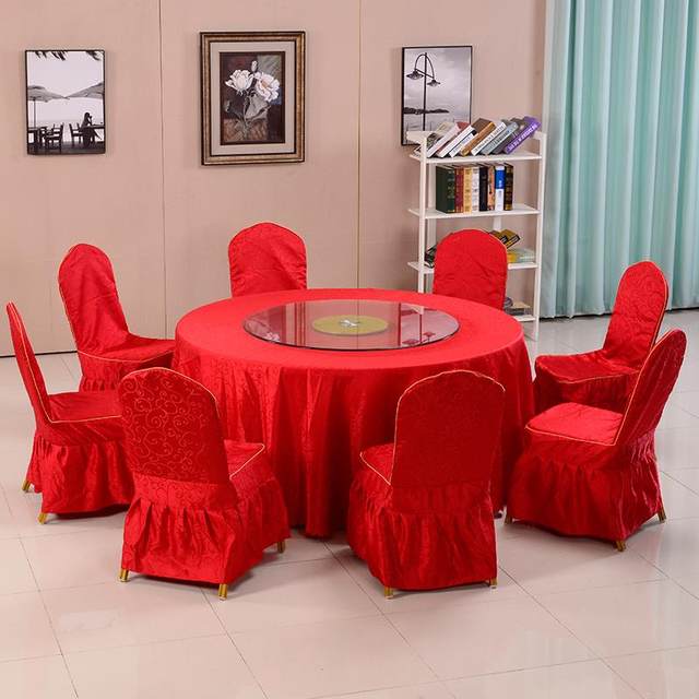 Pvc round table hotel folding large round table hotel 10 people 12 people 20 people commercial table multi-layer board home dining table