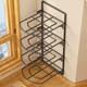 Kitchen dish storage rack on the wall bowl and plate tray tray foldable multi-layer side dish storage tool bowl and plate storage rack