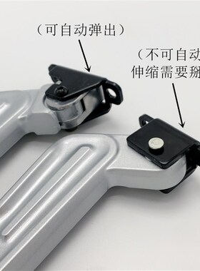小牛电动车 N1 N1S 原装后脚蹬后脚踏板折叠铝合金搁脚原装脚踏
