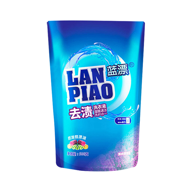 500g洗衣液家用实惠装强力去污渍持久留香低泡易漂 - 图3