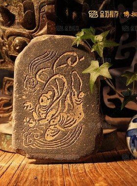 敦煌莫高窟飞天拓印拓版拓片v石板工具套装模板模具素材定制材料