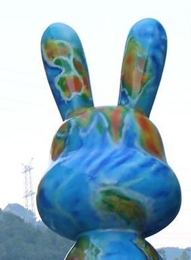 大型户外泡沫雕塑定制舞台道具门头3d模型网红吉祥物公仔树脂摆件