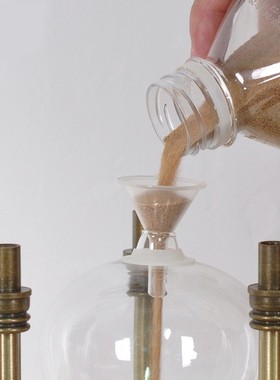 可以自己装沙的自制沙漏空瓶diy定制刻字生日礼物创意摆件装饰品