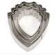 Peony flower cutting mold set fondant cake decoration peony petal shape stainless steel stamping baking cookie mold