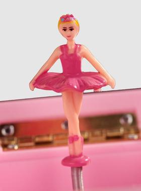 创意旋转女孩化妆台八音盒